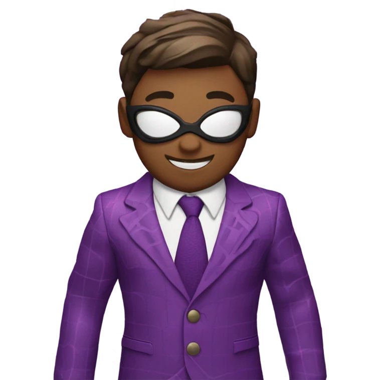 Spider man purple emoji