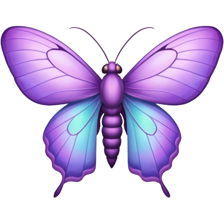 singular lilac moth emoji