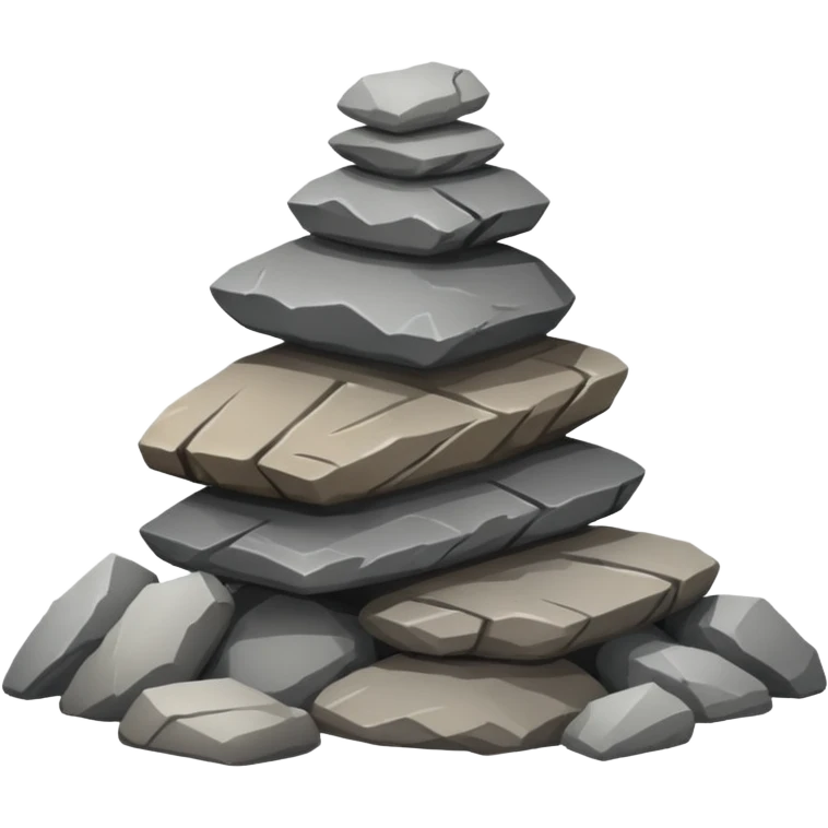 Stone emoji