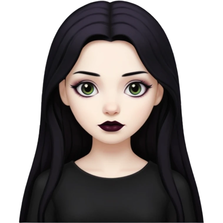 Goth female emoji