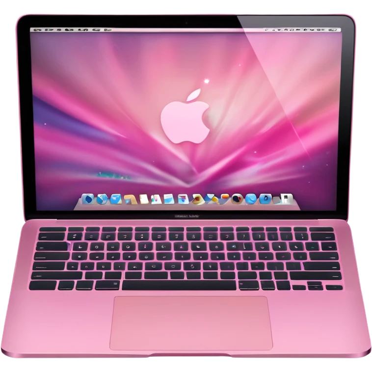 pink macbook emoji