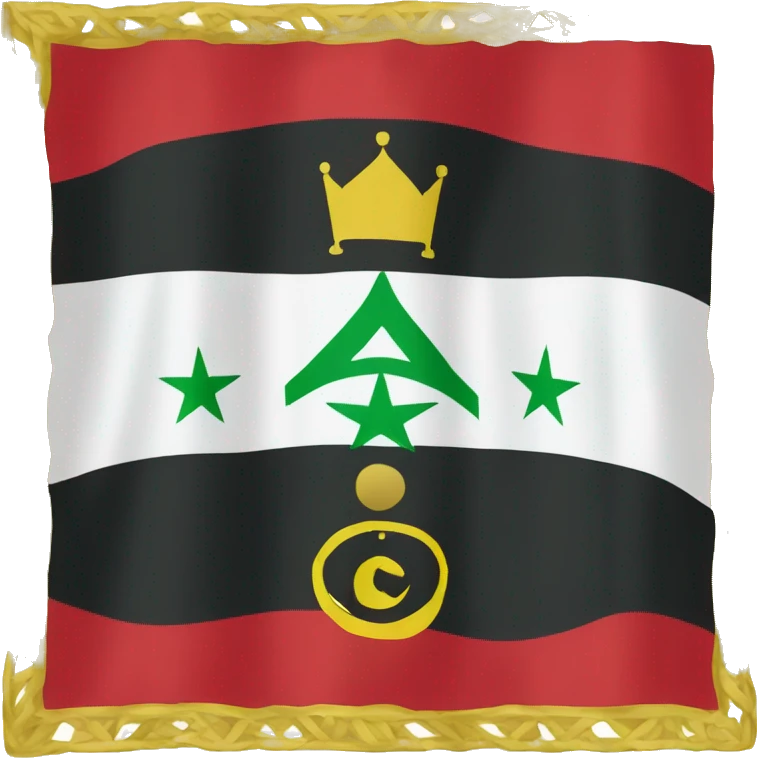 Hijaz hashemite Kingdom flag emoji