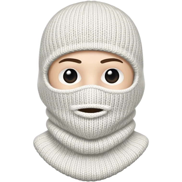 white balaclava emoji