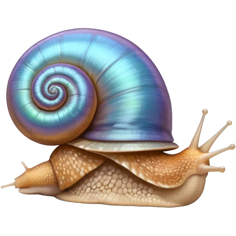 Delicate snail emoji