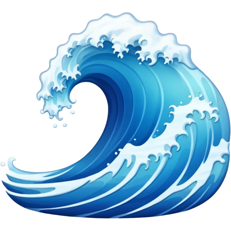 Wave emoji