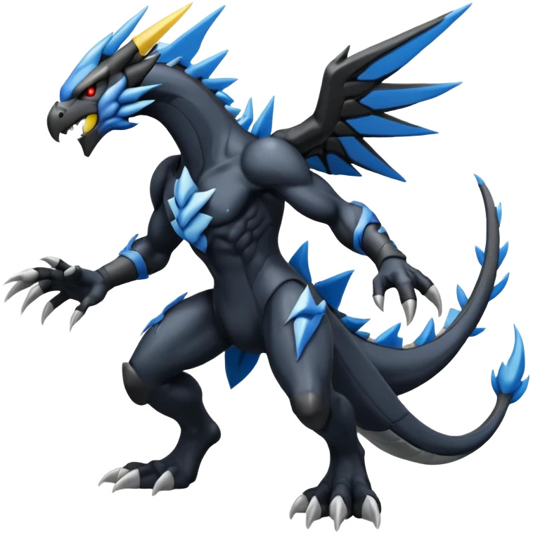 Haxorus-Zekrom-fusion (full body) emoji