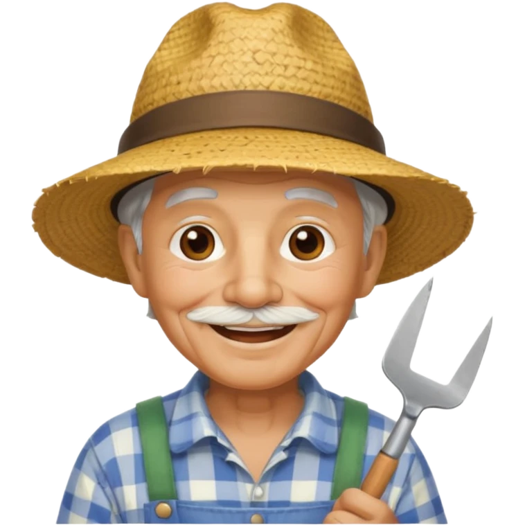grandfather gardener emoji