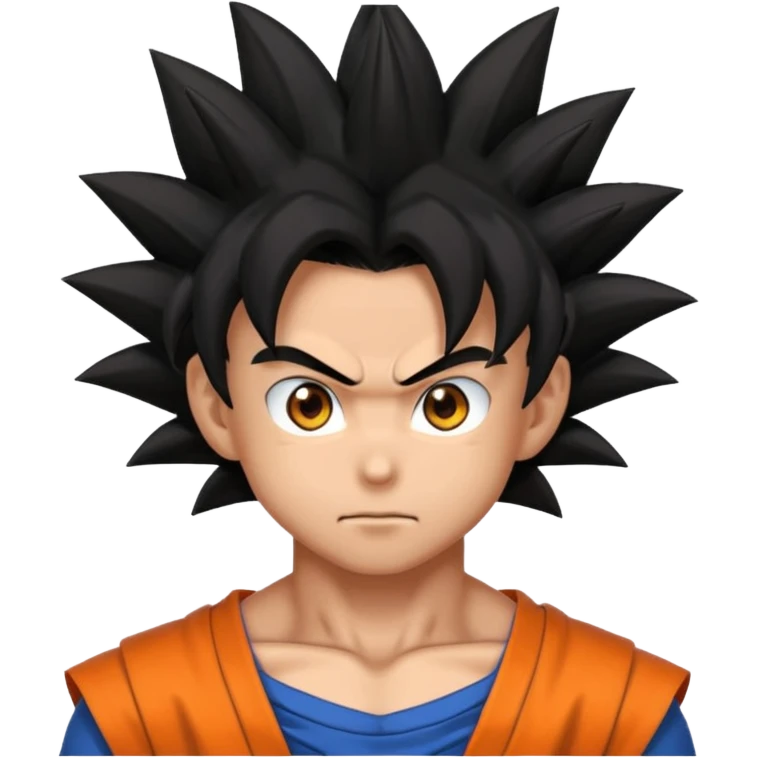 Goku MUI with glowy eyes emoji