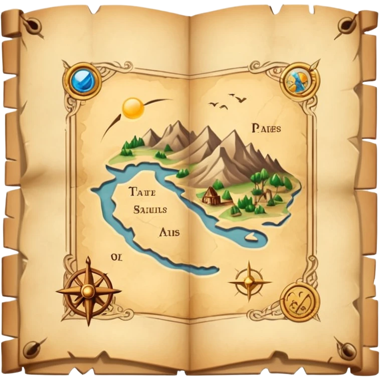 exploration map emoji