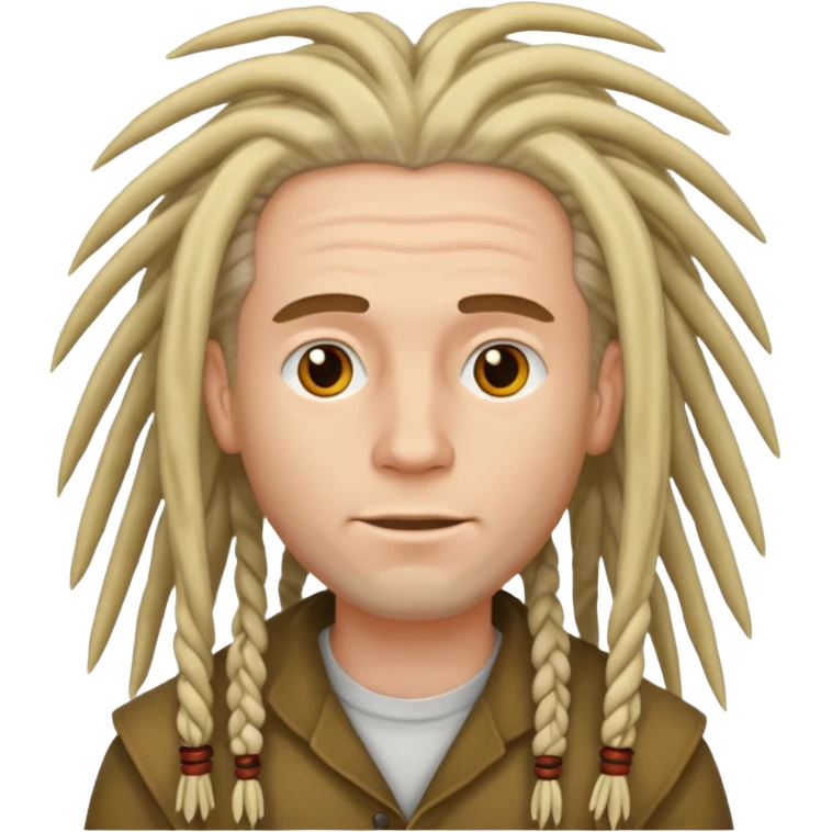 white man with dreadlocks emoji
