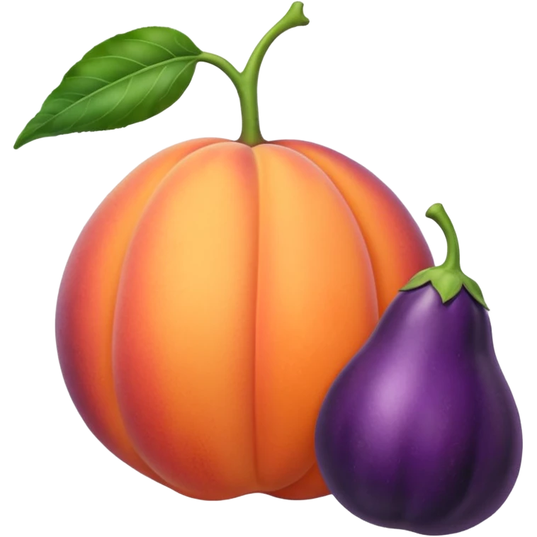 🍑🍆 emoji