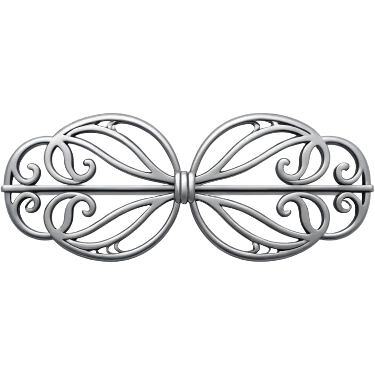 Hair clip emoji