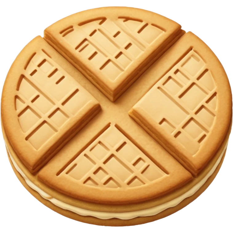 Vanilla wafer cookie emoji