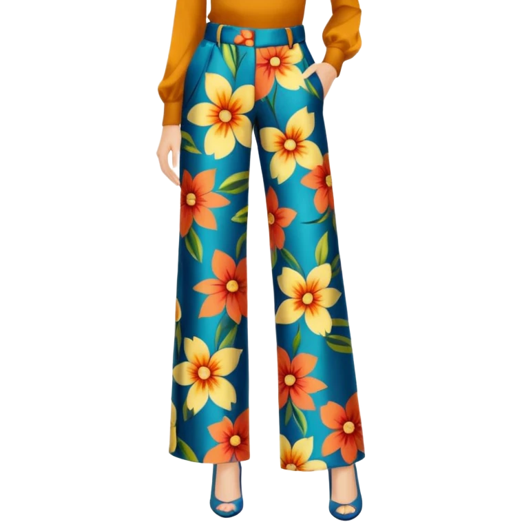 fashion patterned trouser emoji