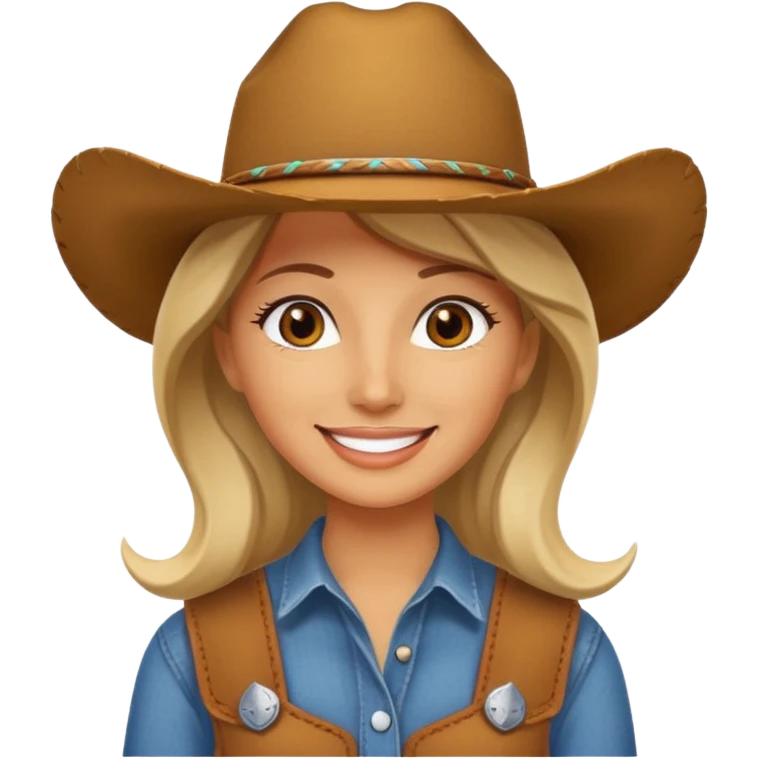 covboy woman emoji