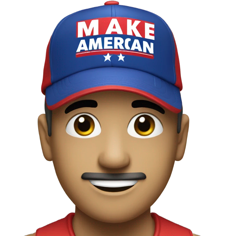 MAGA cap emoji