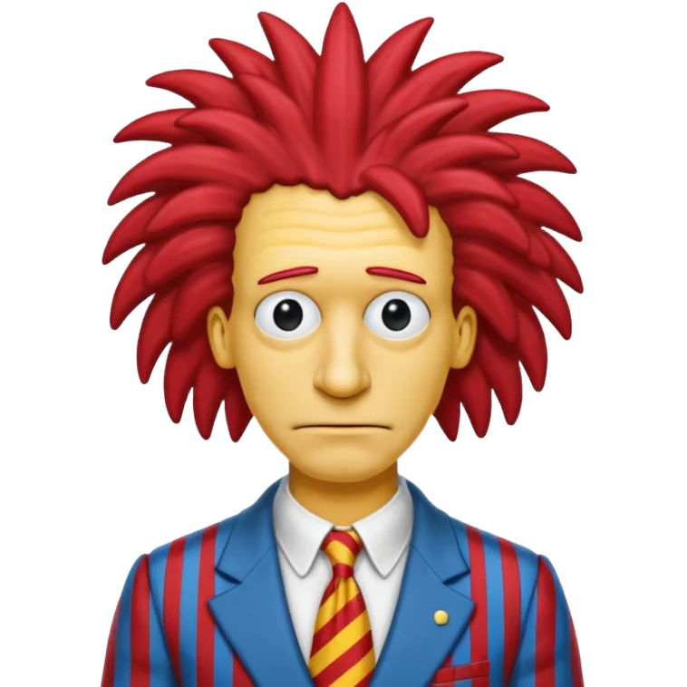 Sideshow Bob, simpson, long nose emoji