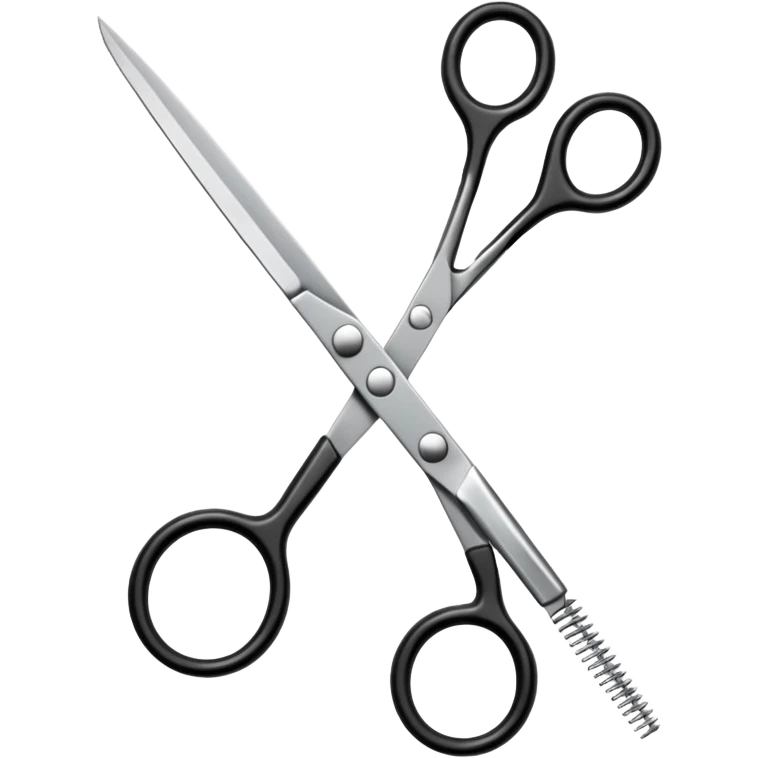  hairdressing scissors emoji