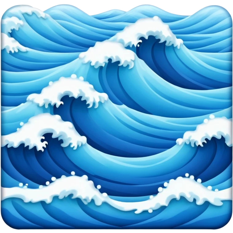 Ocean waves emoji