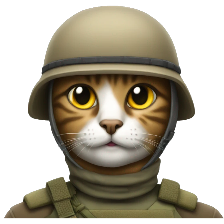 cat soldier  emoji