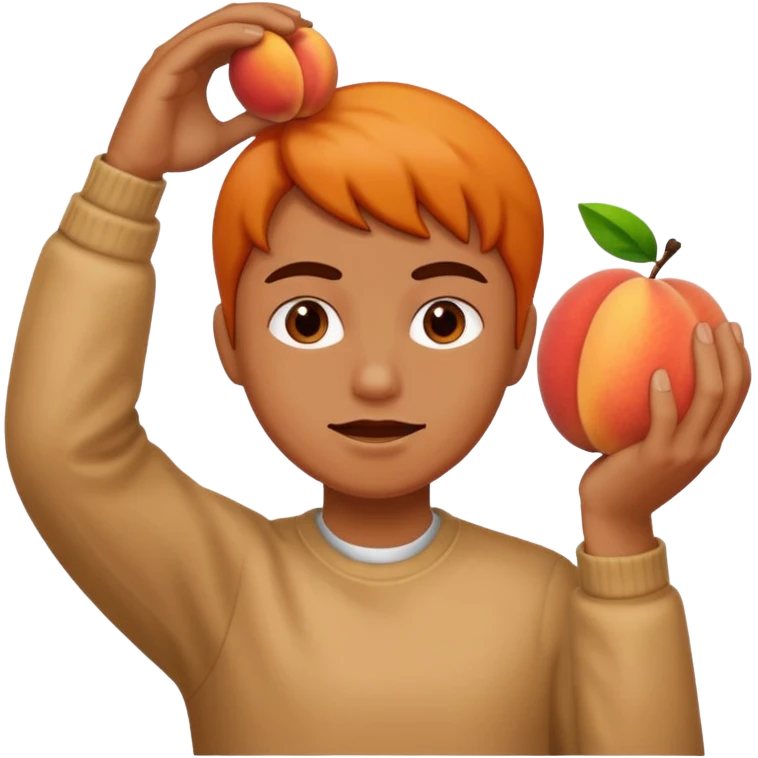 🍑+ slap emoji