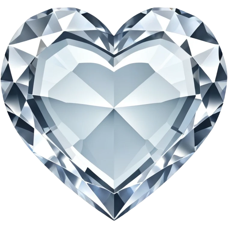 Rhinestone heart emoji