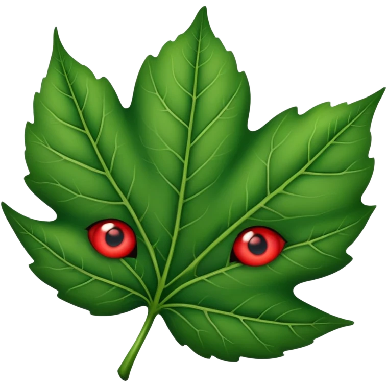 Leaf res eyes emoji