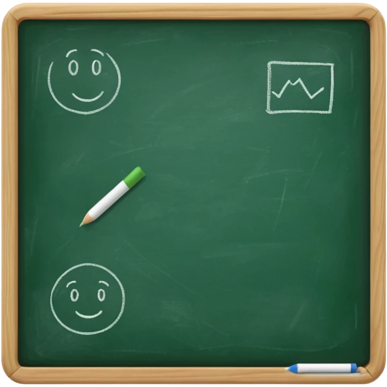 School Chalkboard emoji
