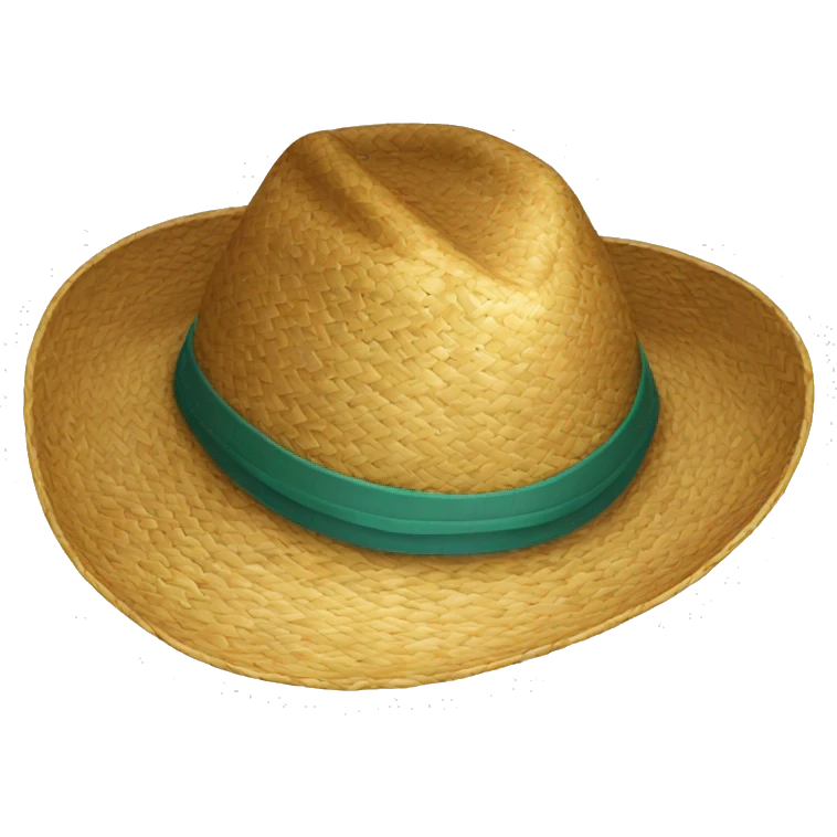 Straw hat emoji