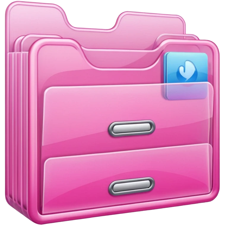 pink app drawer folder emoji