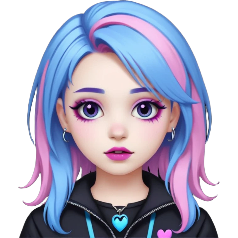 pastel goth emoji