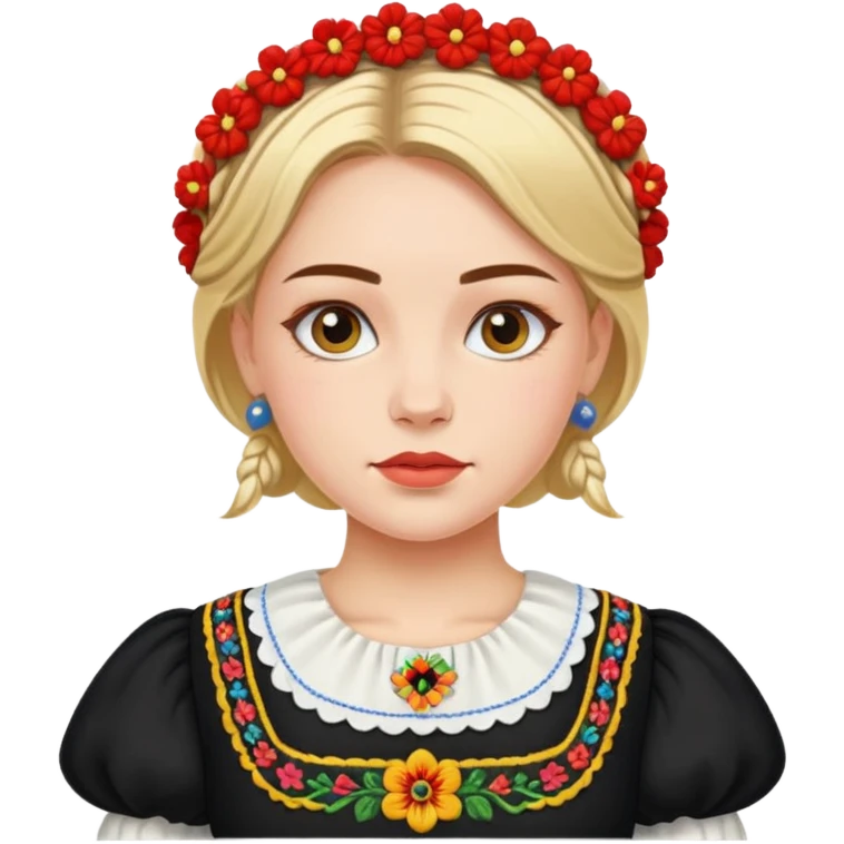Strong girl Germany dress emoji