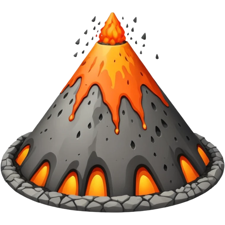 neutral Volcano emoji