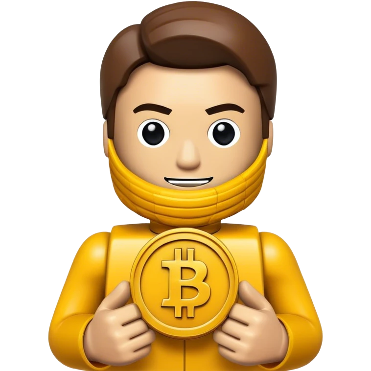 hackeur lego homme bitcoin emoji