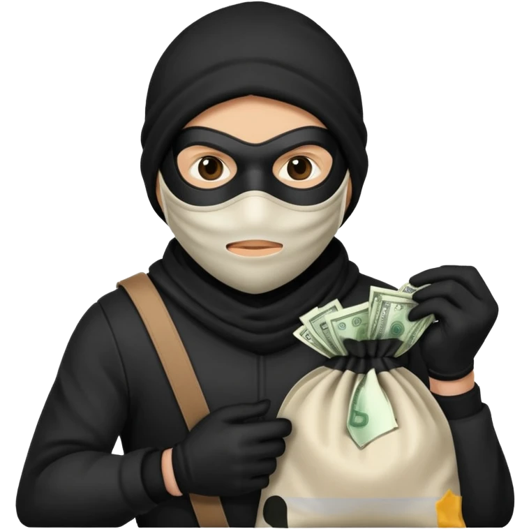 A thief emoji