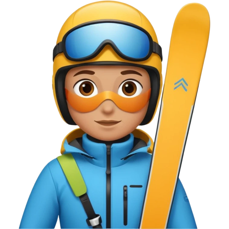 skiing  emoji