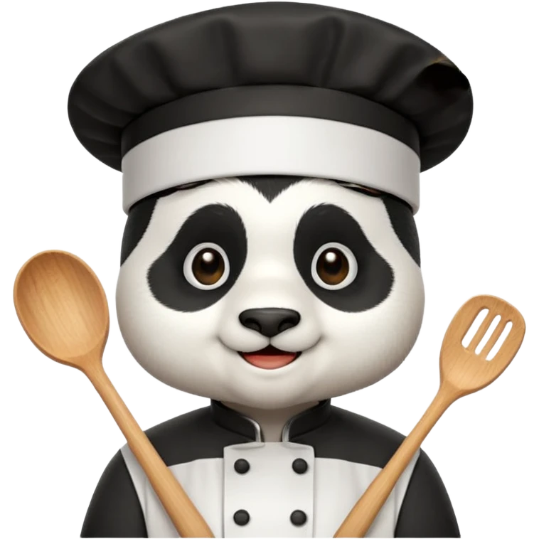 chef panda head emoji