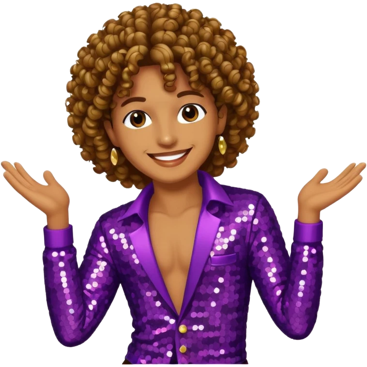 Disco dancer emoji