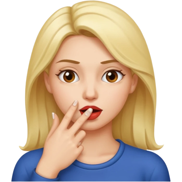 make her bite the finder emoji