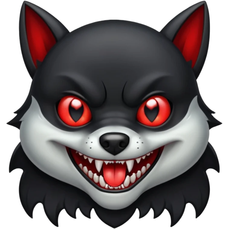 vampire dog emoji