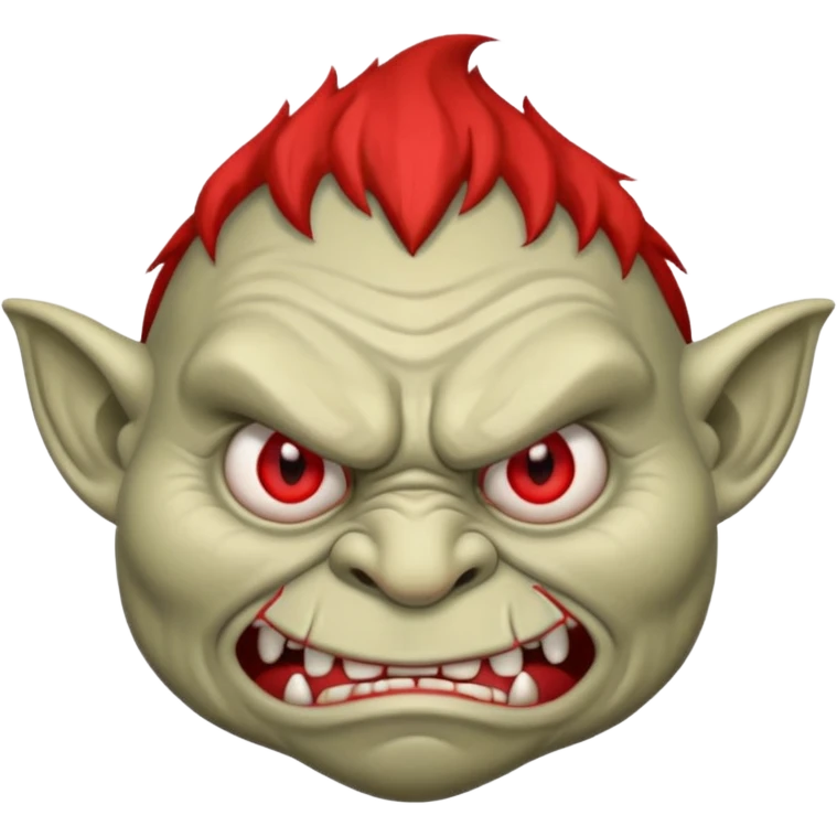 Scary troll face emoji