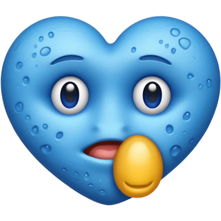 Blue emoji cystic fibrosis emoji