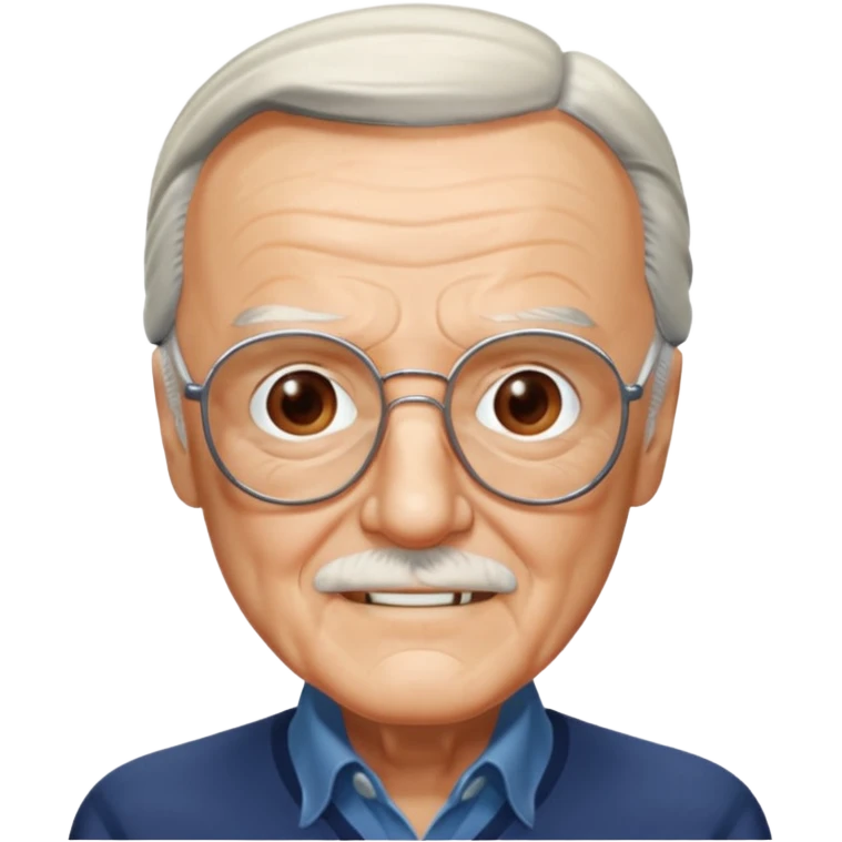 stan lee marvel movies character face only younger emoji