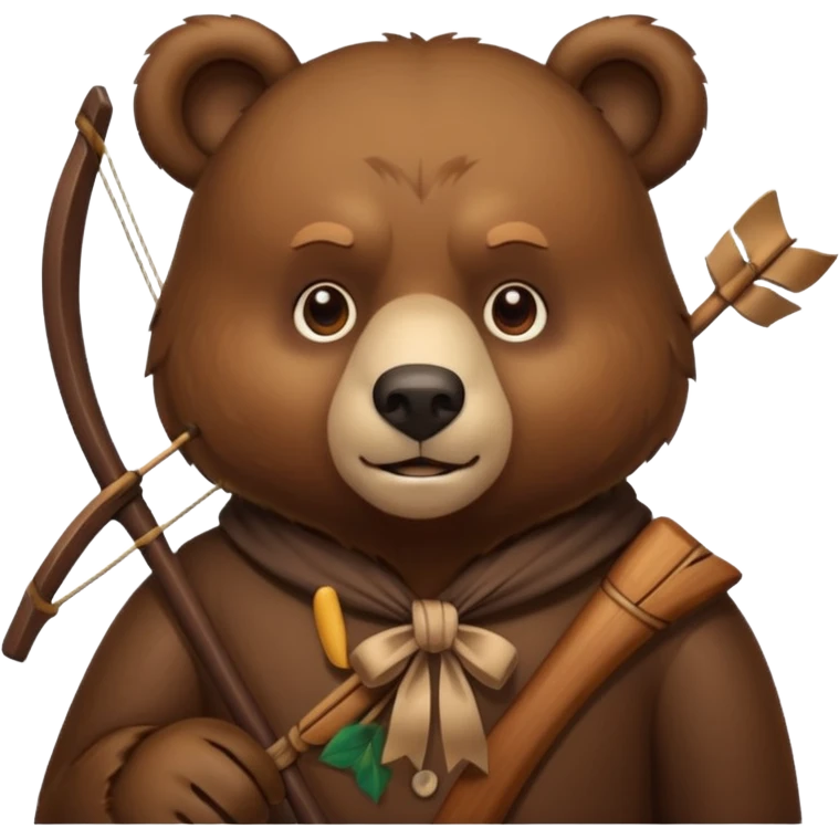 Bear with bow  emoji