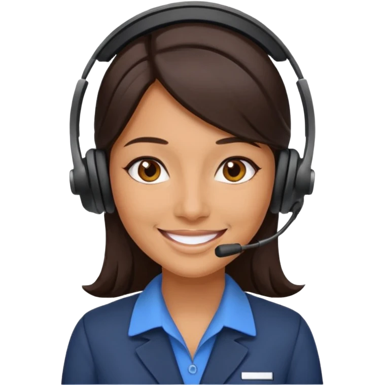 Sales women specialist in shipping emoji
