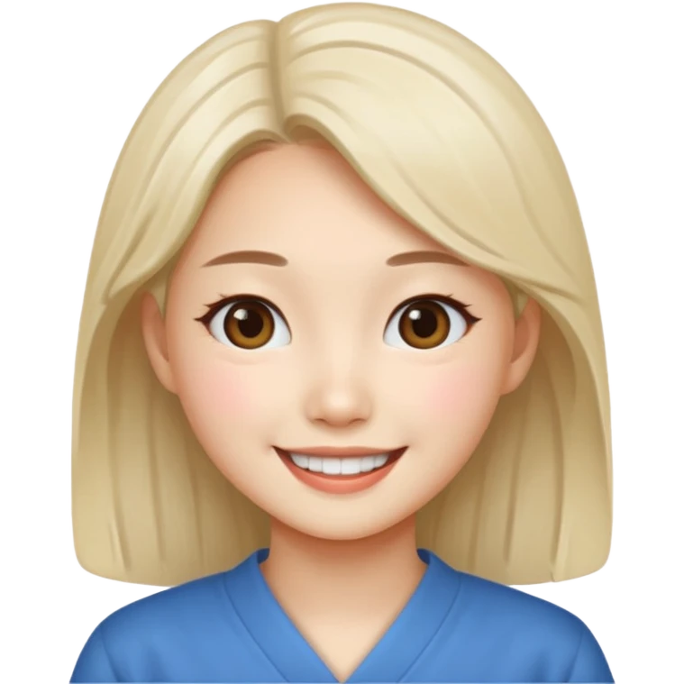 дівчинка кореянка emoji