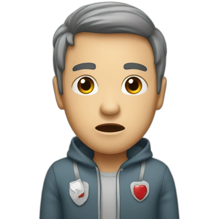 crise cardiaque emoji