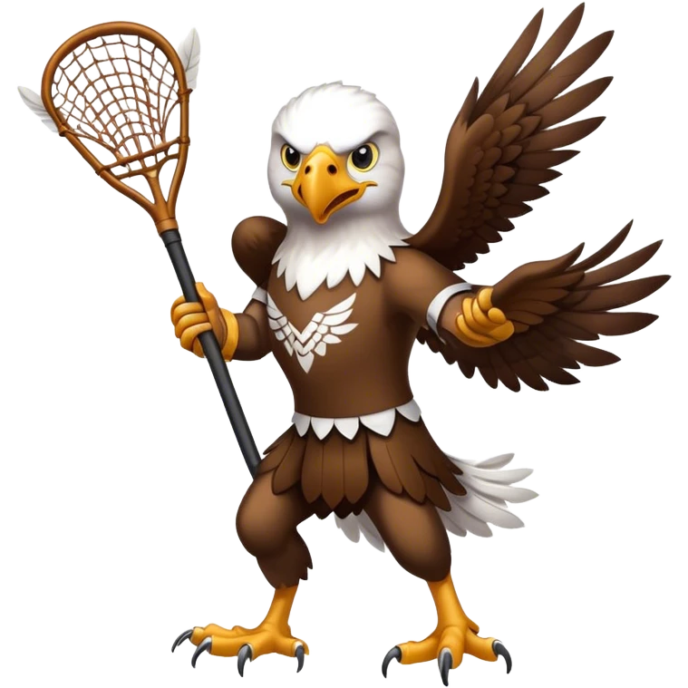 eagle playing lacrosse emoji