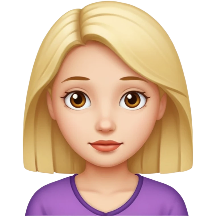 دختری که emoji