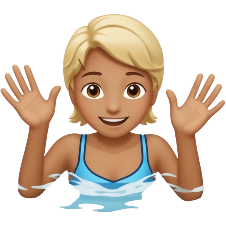 😝 with hands gliding through  emoji